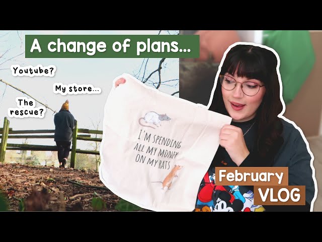 A change of plans... Youtube? My store? My rescue? | VLOG
