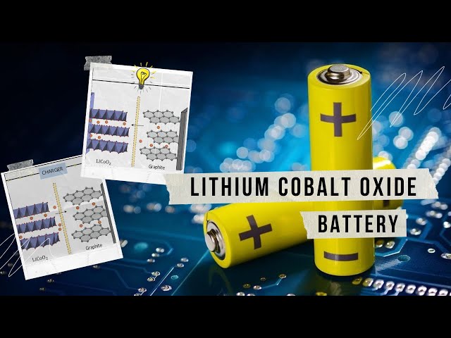 Lithium cobalt oxide battery (LCO battery) working