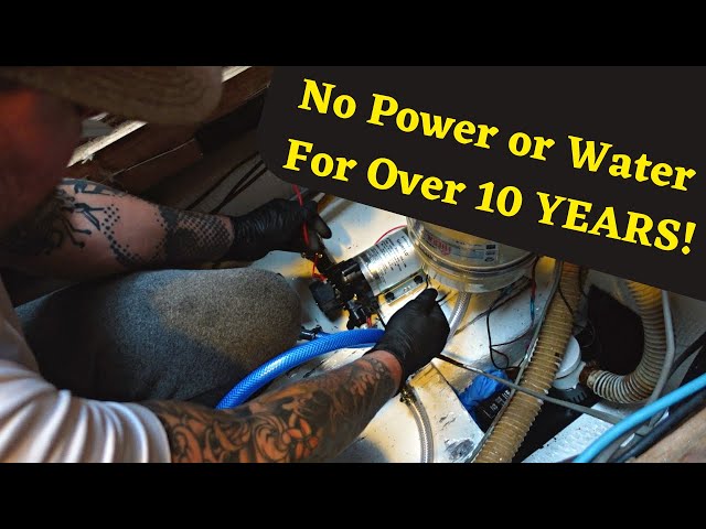 Restoring Power & Water on 40 Year Old Yacht | Ep. 4
