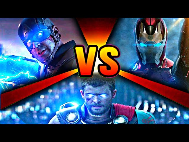 Endgame Thor VS Endgame Cap America VS Endgame Ironman / Who will win ?  / IN HINDI