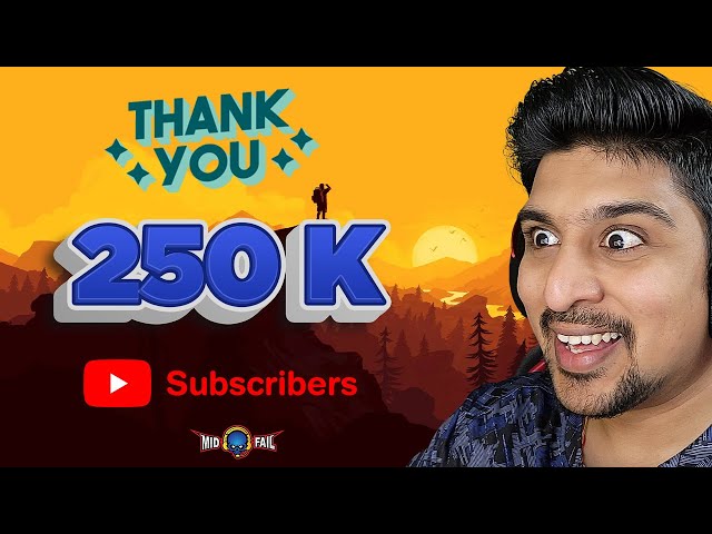 Thanks For 250k Subscribers | Lets Have a Meet up #midfail