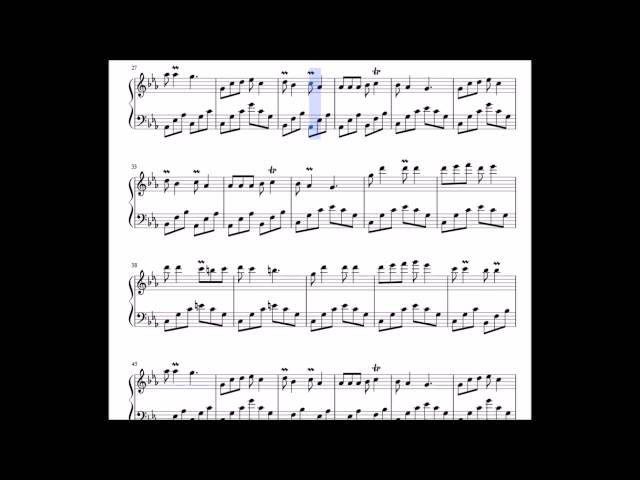 Piano sheet- نت پیانو  - Dige nemigam dooset daram, Googoosh - arranged by Mohsen Karbassi