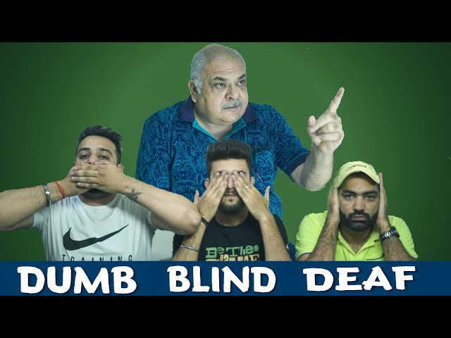 DUMB BLIND DEAF || HOUSEFULL COMEDY ||NEERAJ BENIWAL
