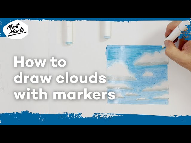 How to draw clouds with markers