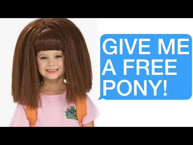r/Choosingbeggars Mega-Karen Demands I Give Her My Pony For Free!