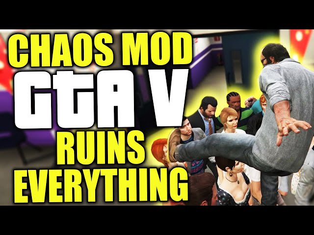 The GTA V Chaos Mod ruins everything in the game