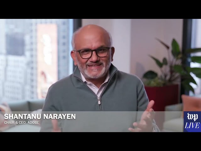 Adobe CEO Shantanu Narayen compares AI labeled content to nutrition labels