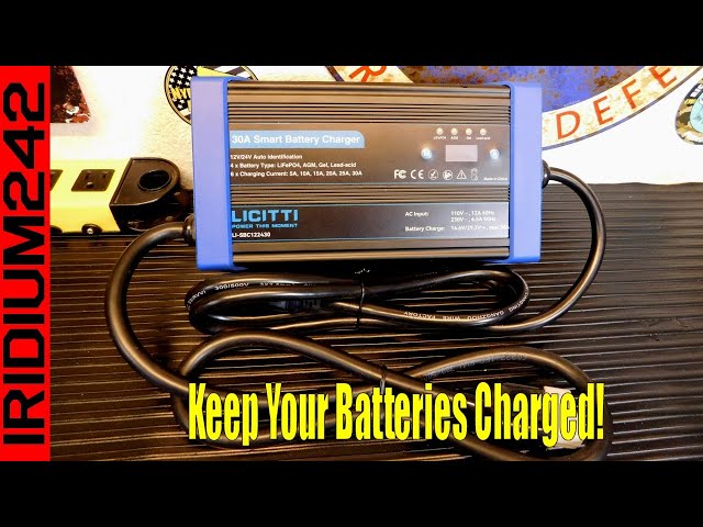 Charge Up Everything With Ease   Licitti 12v   24v 30A Smart Charger