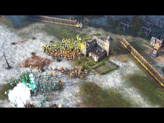 Age of Empires 4 - 4v4 EPIC COMEBACK | Multiplayer Gameplay