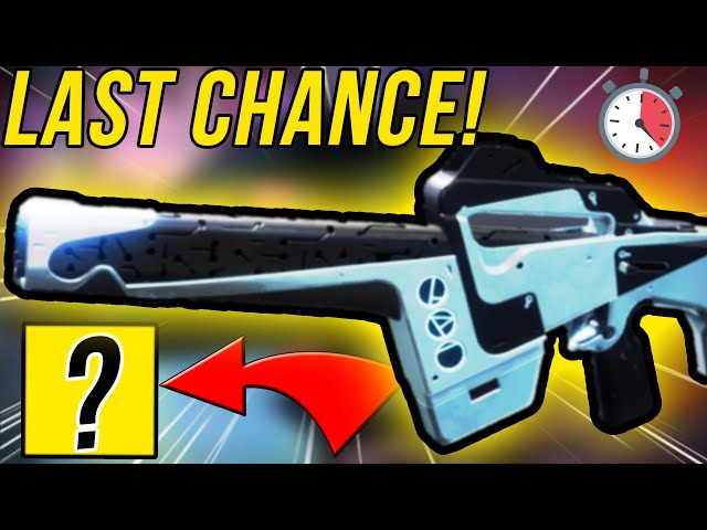BUNGIE ARE GIVING YOU ONE LAST CHANCE TO FARM THESE WEAPONS! (They are being removed)