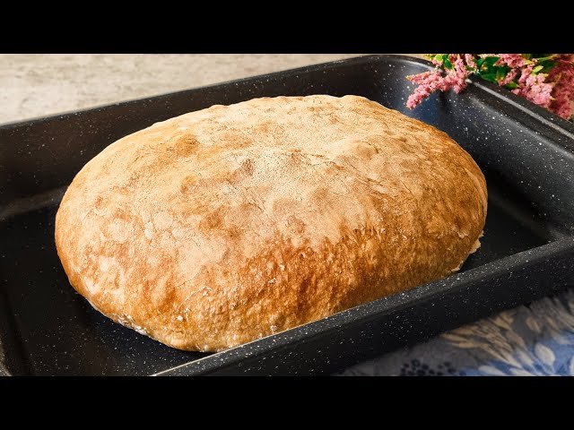 Now I bake bread every day. The most delicious bread I've ever baked. baking bread