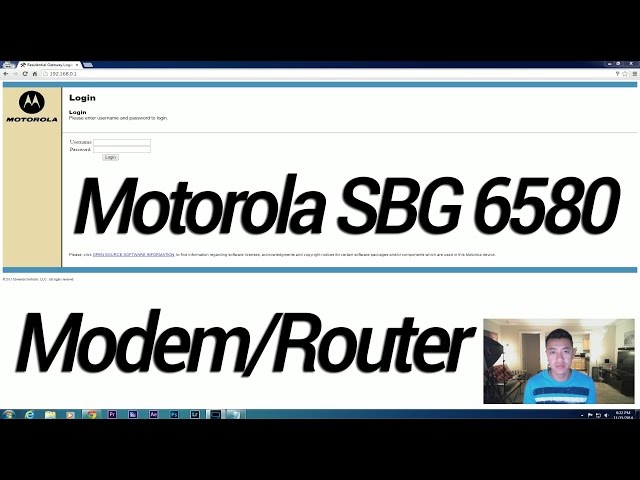 How to Disable the Motorola SBG 6580 Router