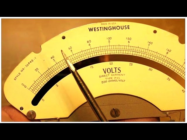 (#0195) Big Analog Meters Teardown #1- Westinghouse Voltmeter & Wattmeter