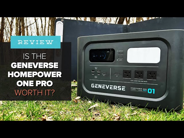 A Solar Generator That's FINALLY Worth It? - A Review of the Geneverse HomePower ONE Pro