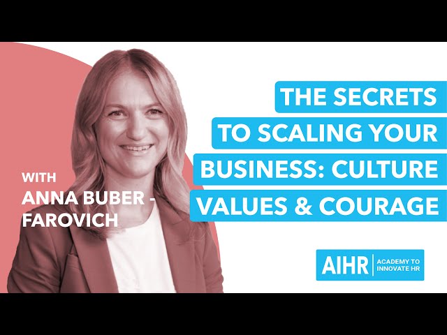 All About HR - Ep #1.3 - The Secrets to Scaling Your Business: Culture, Values & Courage