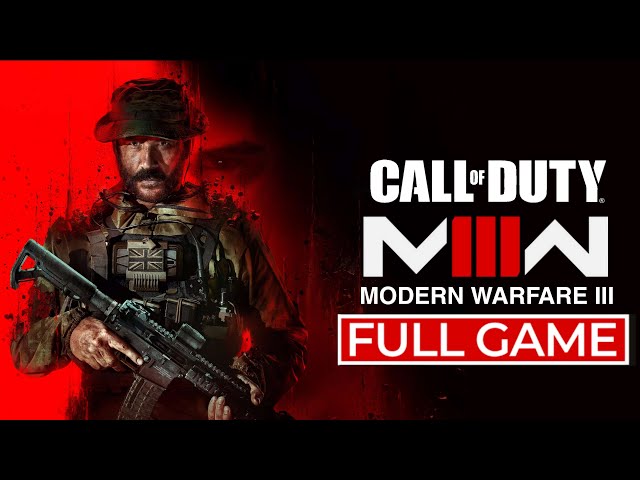 Call of Duty Modern Warfare 3 FULL Game Walkthrough - No Commentary (4K 60FPS) 2023 Edition