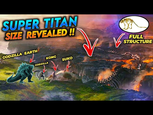Biggest Titan in Monsterverse SIZE REVEALED / Super Titan Explained