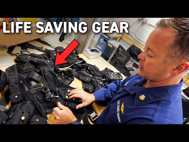 What Gear Does a US Coast Guard Rescue Swimmer Carry? - Smarter Every Day 279
