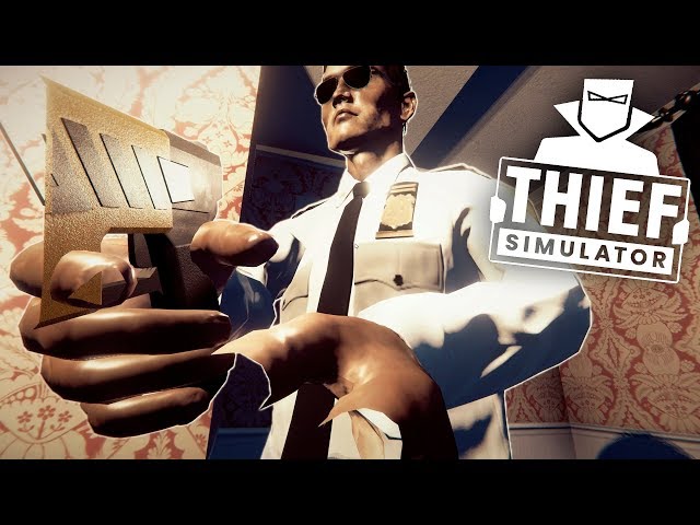 Stealing A HUGE TV And Getting Totally Busted - Thief Simulator