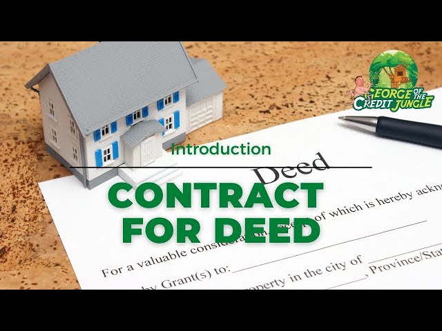 Contract for Deed - Introduction