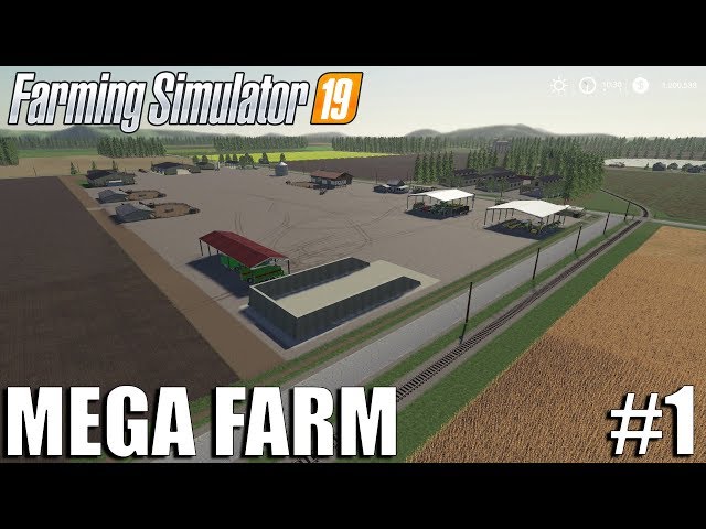 MEGA FARM Challenge | Timelapse #1 | Farming Simulator 19
