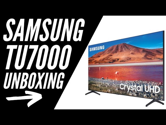 Samsung TU7000 65" Smart TV Unboxing
