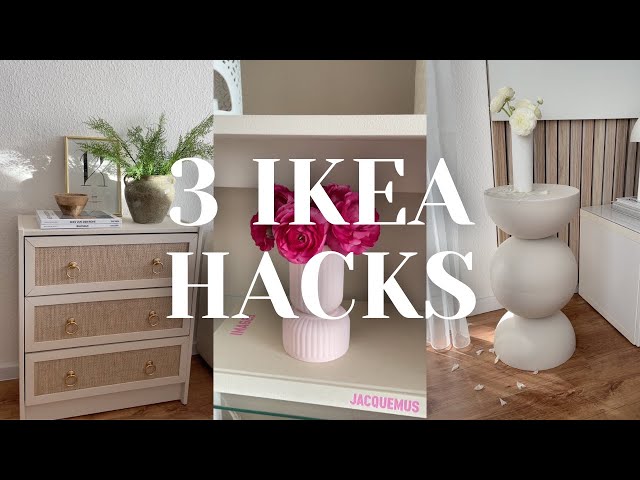 3 IKEA HACKS | CREATIVE HOMEDECOR IDEAS 🛠✨