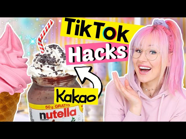Virale TikTok Hacks Fake oder Mega? 🤔 Nutella Kakao und mehr | ViktoriaSarina