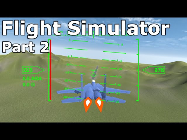Flight Simulator in Unity3D: HUD (Part 2)