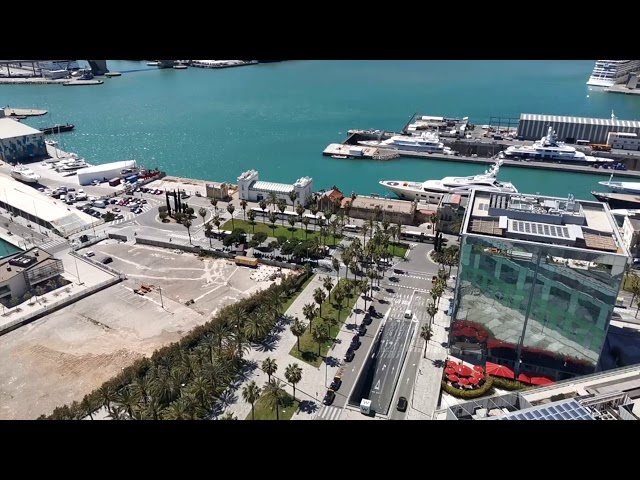 Huawei P30 Pro: Timelapse Clips from the Top of the W Hotel in Barcelona
