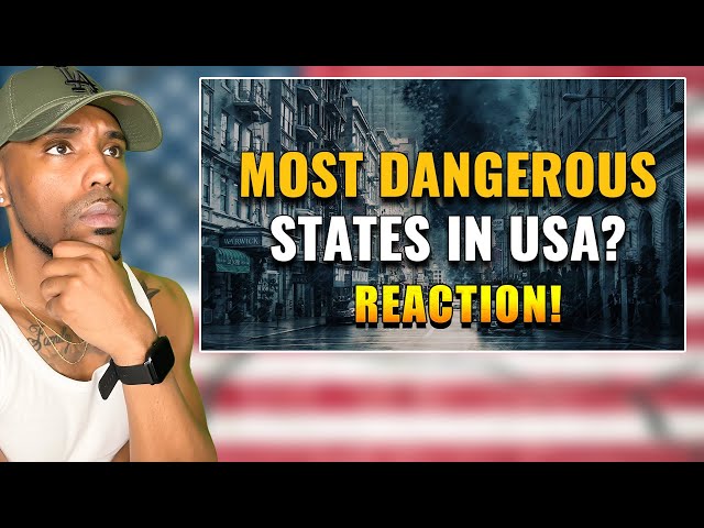 10 MOST DANGEROUS STATES IN THE USA 🇺🇸 | REACTION