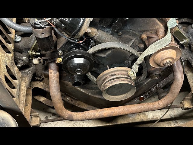 '49 Ford club coupe; replacing the water pumps