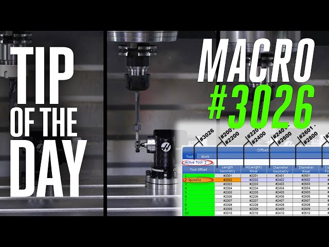 MACRO HACKS! Automate Your Tool Offsets and Data - Haas Automation Tip of the Day