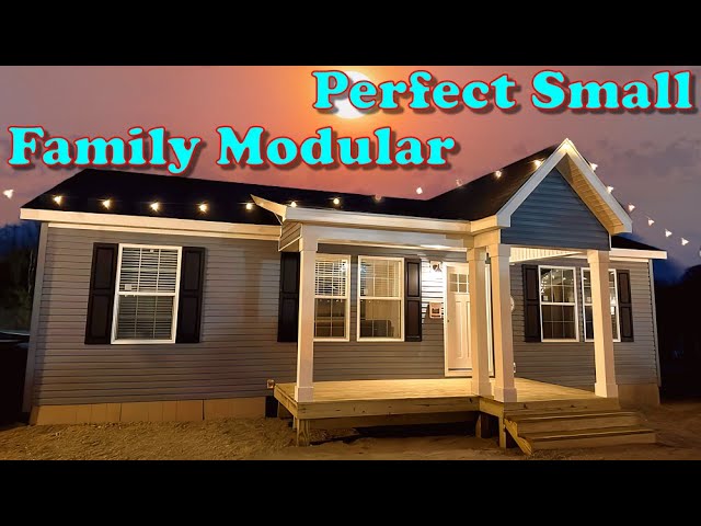 Cute, sized and priced right modular home for the smaller families