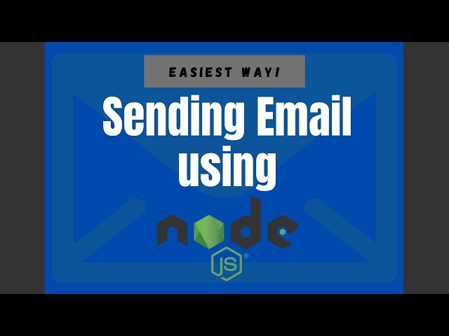 How to send Email using Node.js (Easiest way 🤓 using Sendgrid)