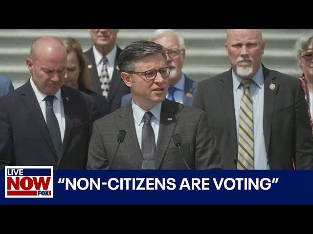 Dems want to “turn noncitizens into voters” says Speaker Johnson | LiveNOW from FOX