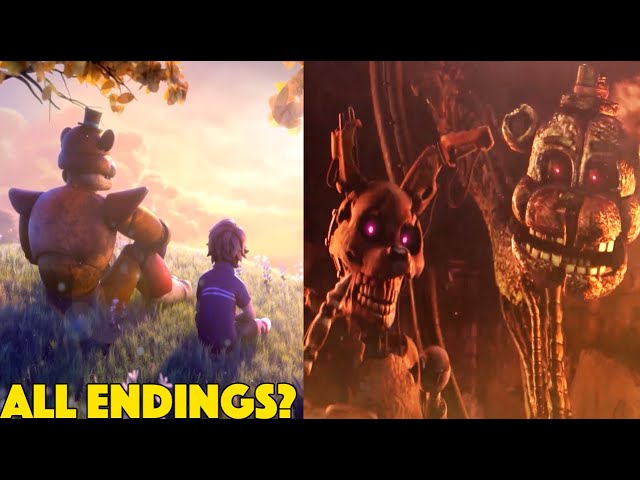 All known endings to Five Nights at Freddy’s : Security Breach - Secret ending (FNAF PS5 )