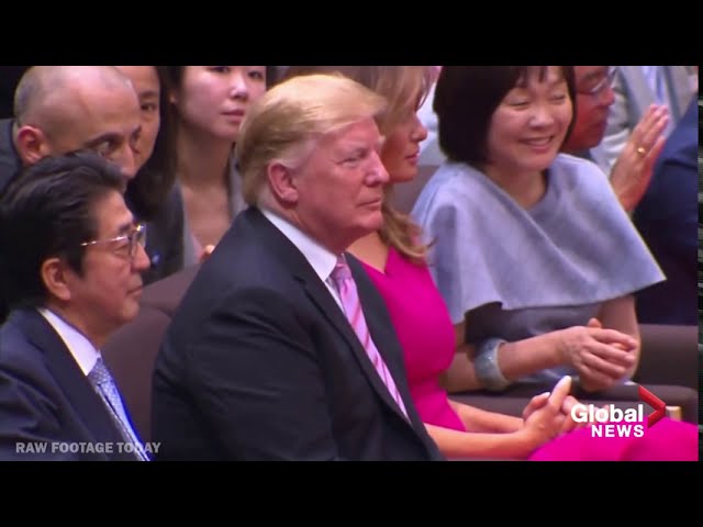 Donald Trump is 1st U.S. President to attend a sumo match in Japan
