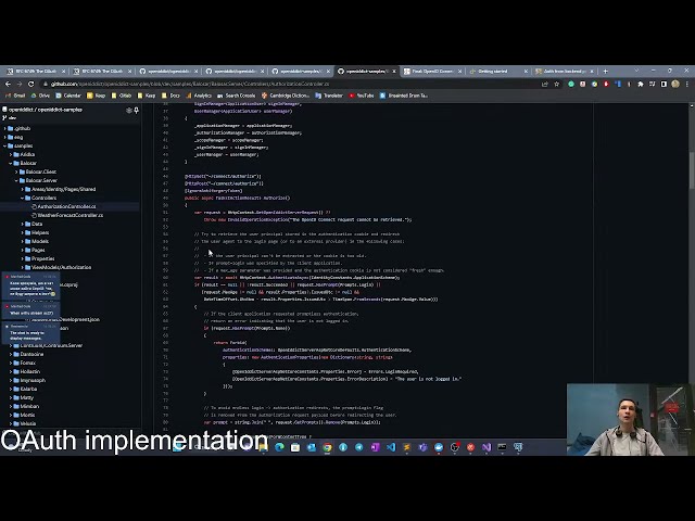 Live Coding OAuth using OpenIddict and .NET