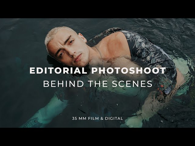 Male Model Fashion Editorial Photoshoot - Behind the Scenes (35mm Film & Digital)
