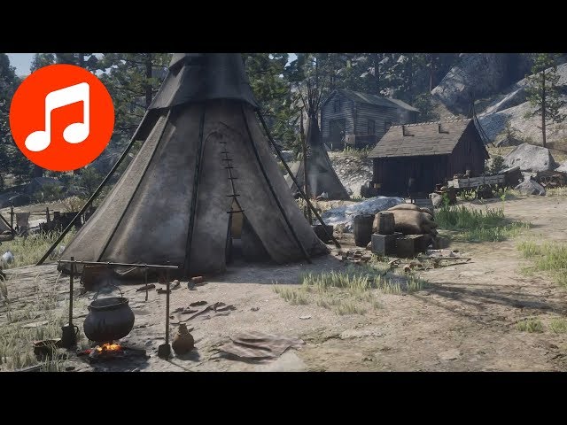 RED DEAD REDEMPTION 2 Ambient Music 🎵 Mountain Camp (RDR2 Soundtrack | OST)
