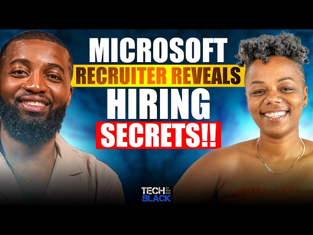 Microsoft Tech Recruiter Reveals How To Get A 6 Figure Tech Career!! - With Chenae Erkerd