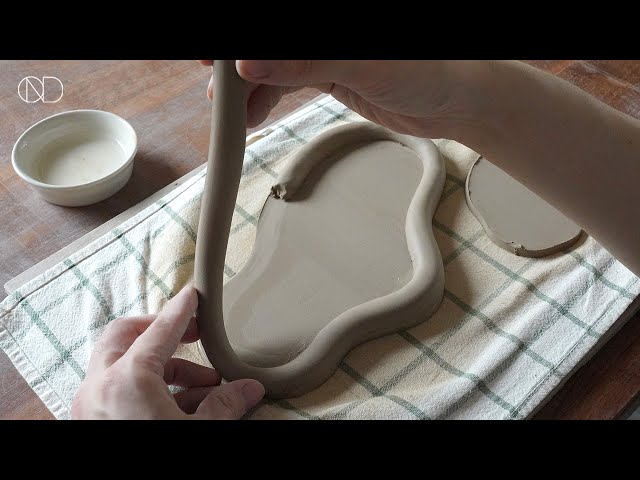 도자기 트레이 만들기 : Making a ceramic tray [ONDO STUDIO]