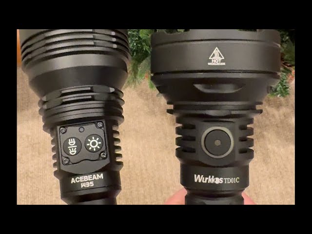 Acebeam W35 (LEP) vs Wurkkos TD01C (LED TIR)