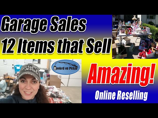 Garage Sales - 12 Items that Sell AMAZING!! - Online Reselling