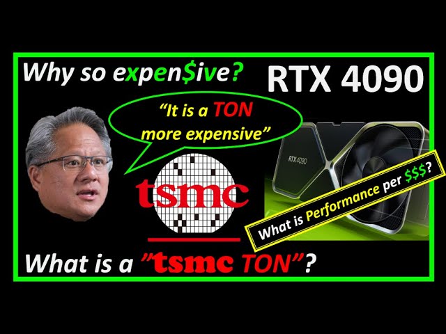 Why is the RTX 4090 So Expensive? Is it TSMC's Fault? What is the Gen-on-Gen Performance per dollar?