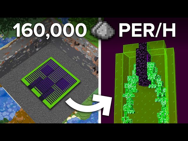 We Built an Insanely Fast Creeper Farm in Minecraft
