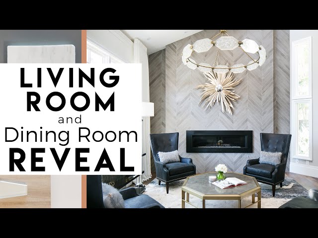 Living Room & Dining Room Remodel | Interior Design | Del Mar Reveal #2 |