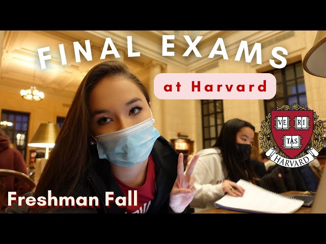 FINALS AT HARVARD | Freshman Fall 📚
