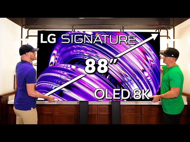 Huge 88" LG Z2 OLED - The Best TV in the World